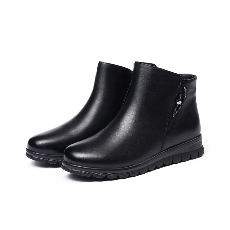 AOKANG Ankle Boots Women's ' Currently Out Of Stock '-3