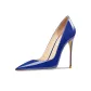 Blue Patent Leather