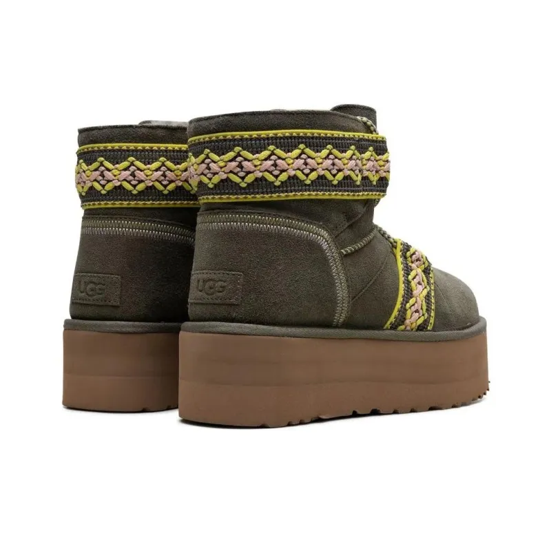 UGG Classic Mini II Braid Platform Boots-4