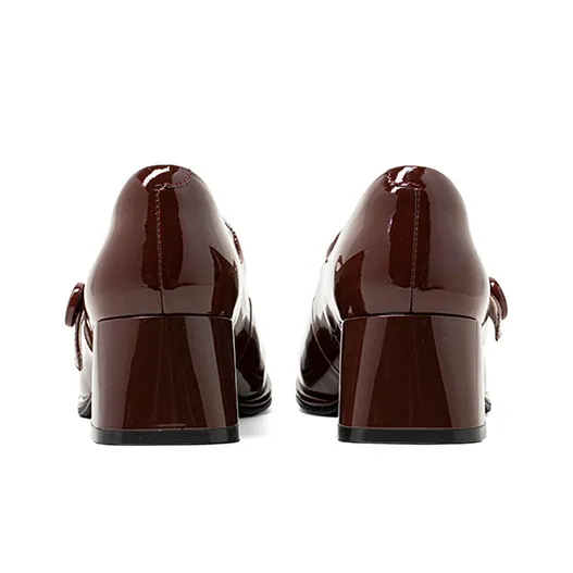 COMELY High Heels Women's Coffee/Pink/Ecru-14