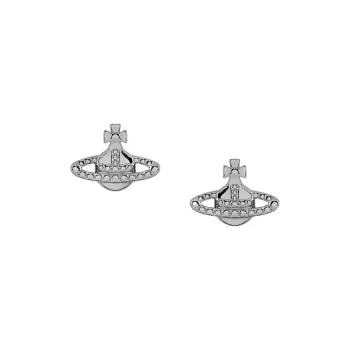 Vivienne Westwood Brass Stud Earrings Women's Silver