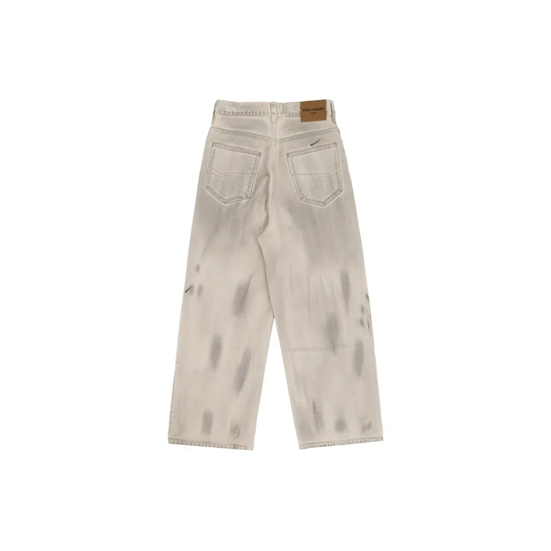 FORGIVENESS Jeans Unisex Apricot-1