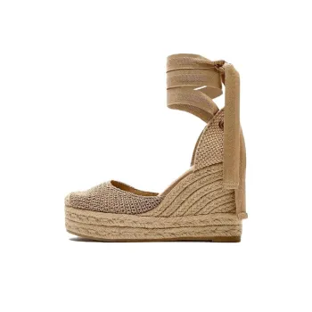 ZARA Wedge Heel High Heels Women's Brown