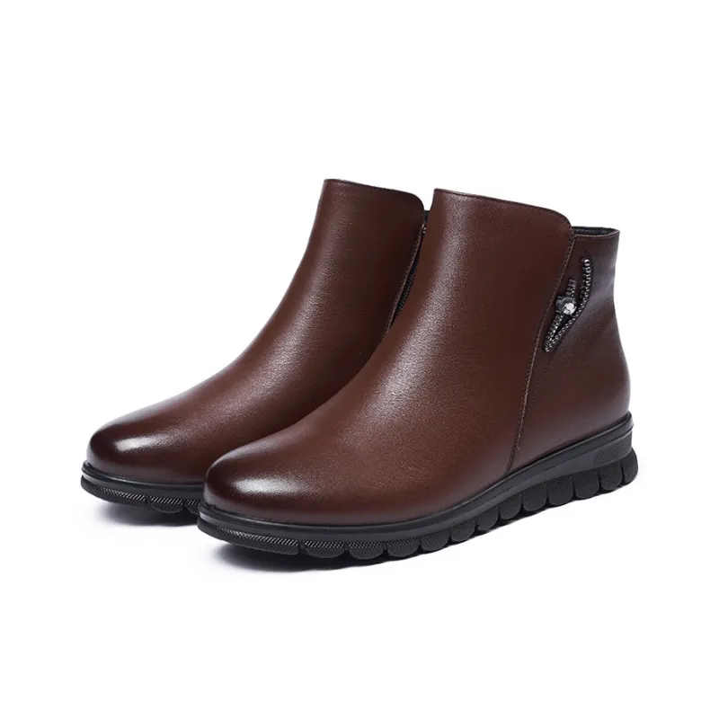AOKANG Ankle Boots Women's ' Currently Out Of Stock '-8