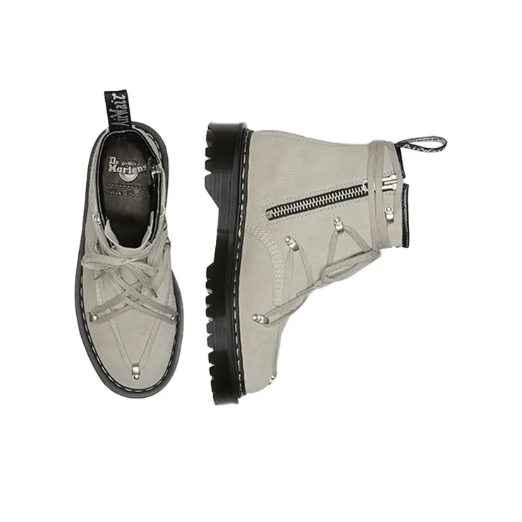 Dr. Martens 1460 Bex Suede Lace Up Boot Rick Owens-3