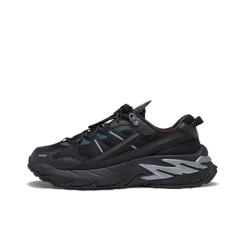 FILA FUSION Slip Resistant Low Top Casual Shoes Men's Black Blue
