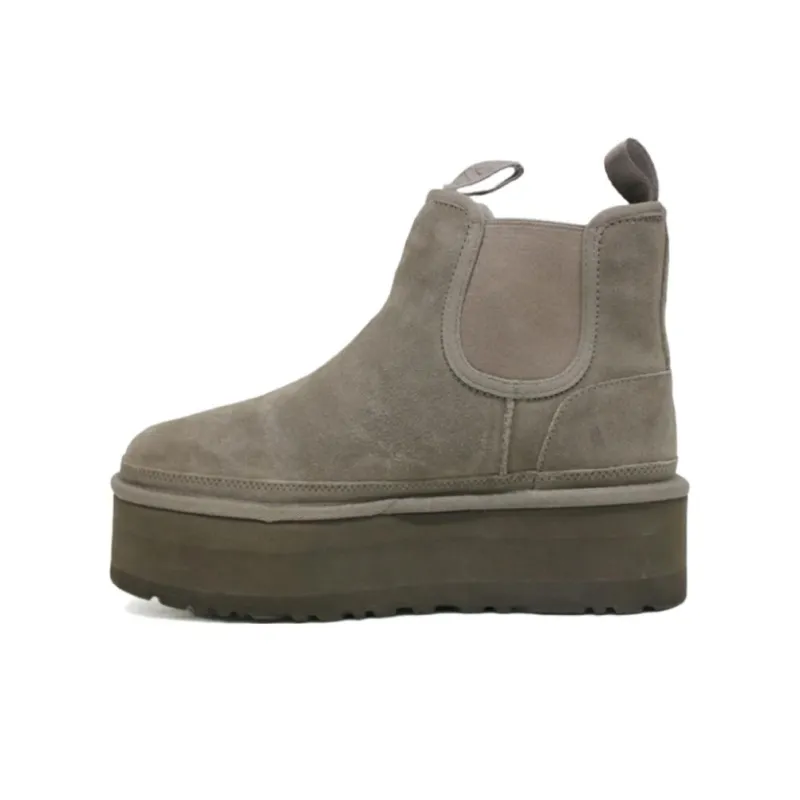 UGG Short Snow Boots Women's Gray-0