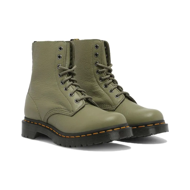 Dr.Martens Short Martin Boot Women's Green-1