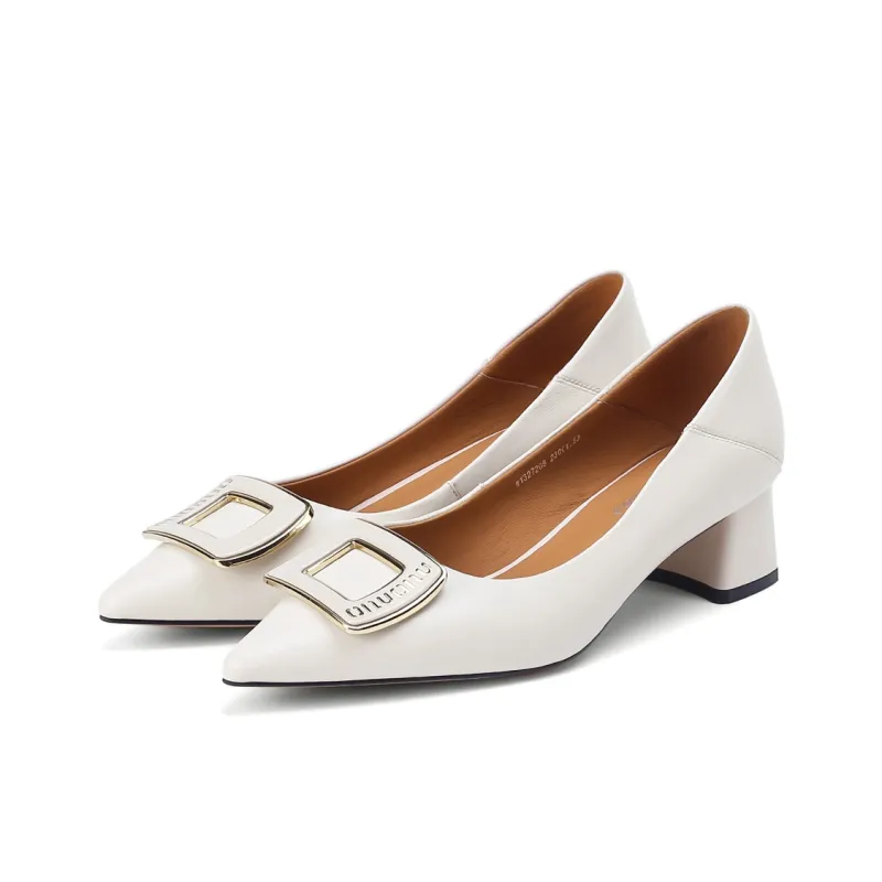VEDULLAR Chunky Heel High Heels 4.5cm Women's-18