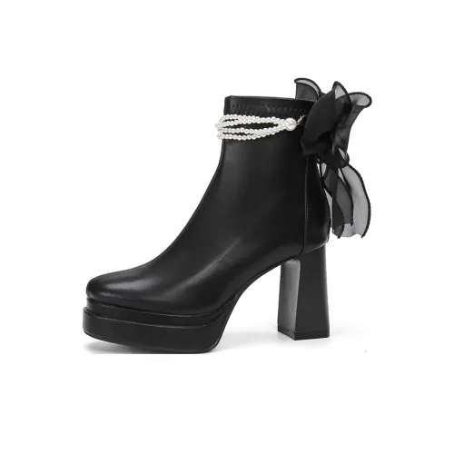 Zubumei Ankle Boots 9CM Women's