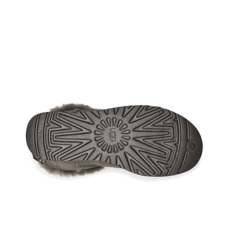 UGG Mini Bailey Bow Glimmer Charcoal Women's-5