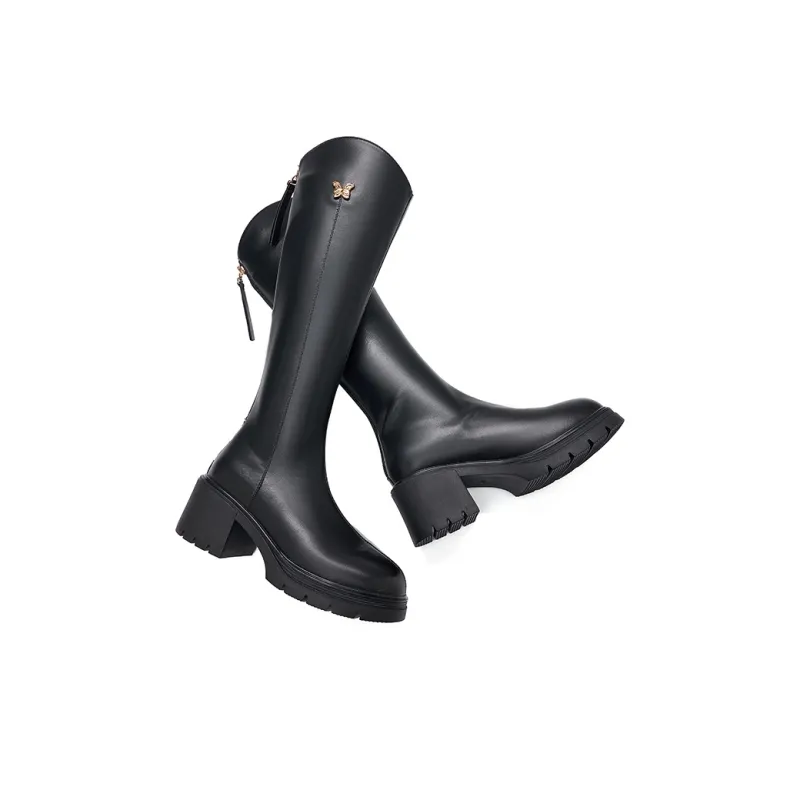 DAPHNE Slim Boots Knee-high Boots 6cm Women's-8