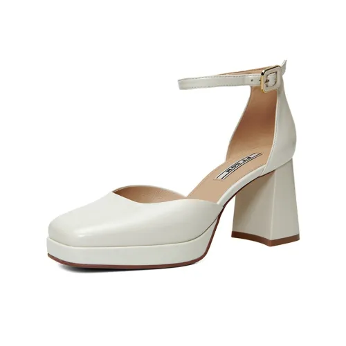 PT'SON Chunky Heel High Heels Women's