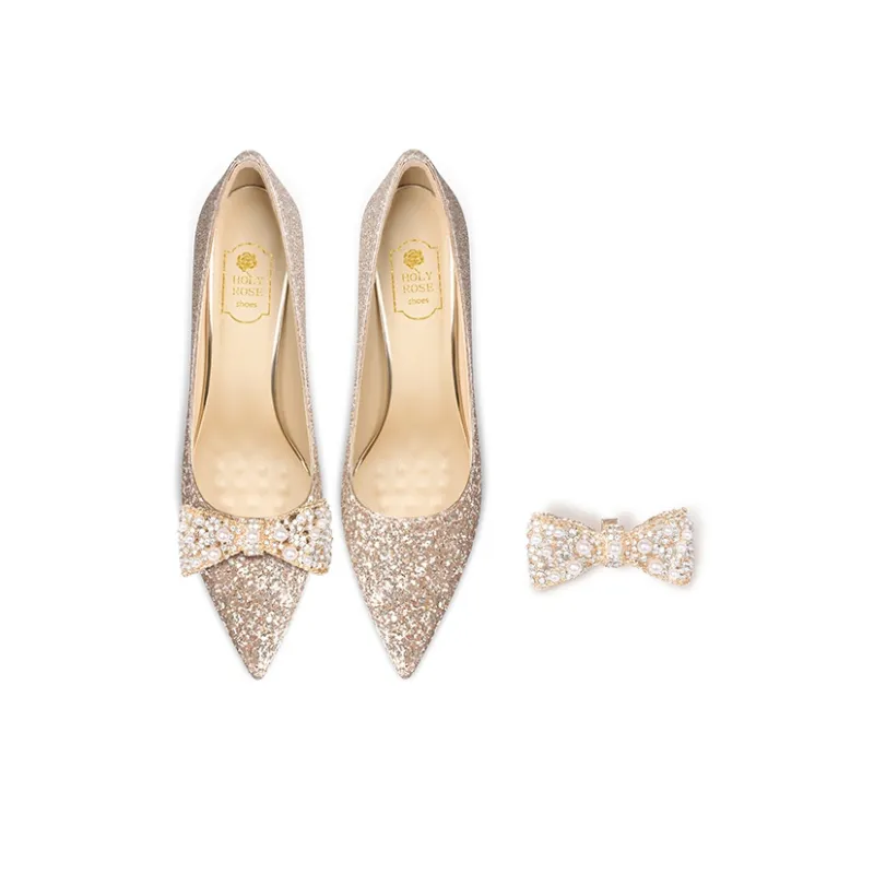 Holy Rose High Heels Women's Gold-1