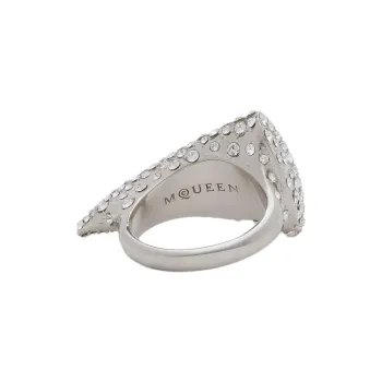 Alexander McQueen Embellished Tiger Claw Ring