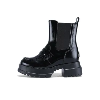 IiJin Short Chelsea Boots Women's Black