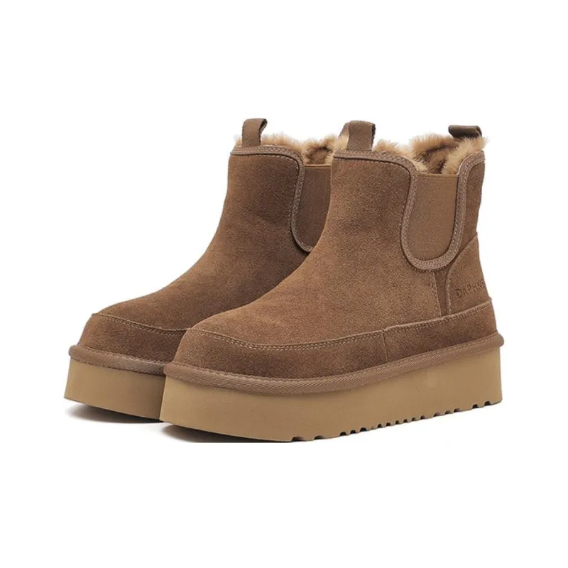 DAPHNE Thermal Ankle Length Snow Boots Women's-2