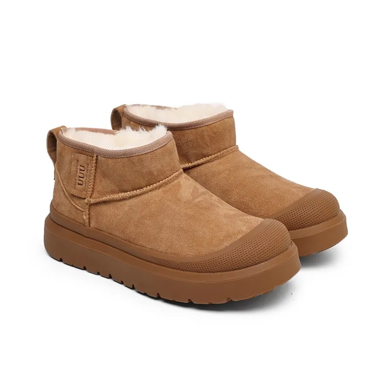 MODENGPAN Snow Boots Unisex Brown/Camel-8