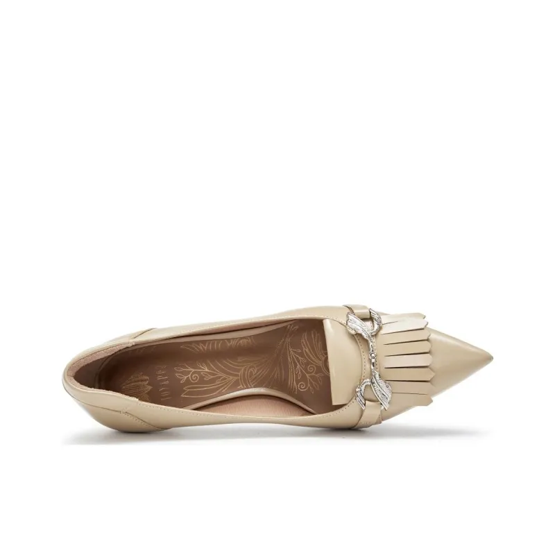 Joypeace Autumn Letter Slim Heel High Heels 6cm Women's-10