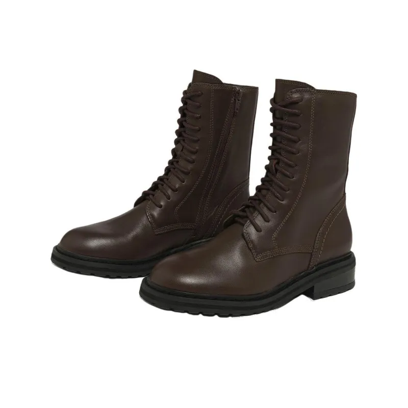 Clarks Ankle Boots 4cm Women's Dark Brown-2