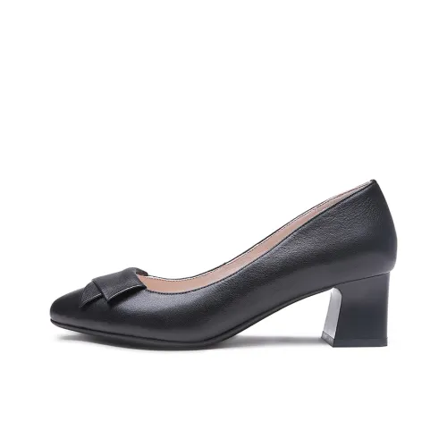 AOKANG High Heels Women's Black