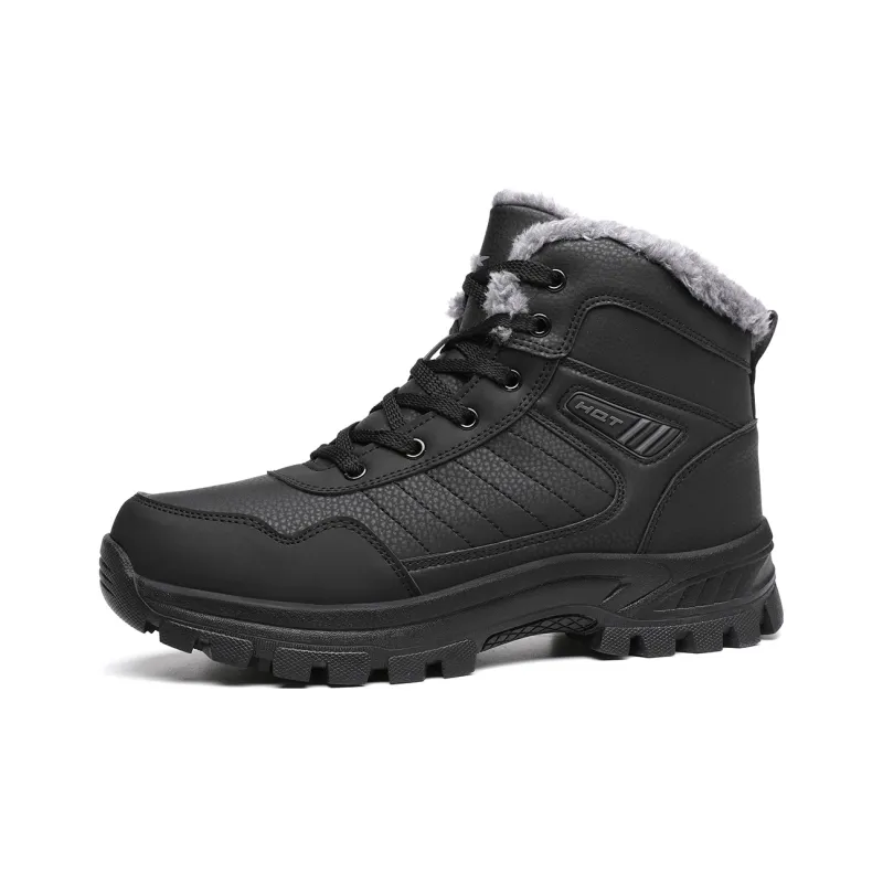 RED DRAGONFLY Snow Boots Men Black-2