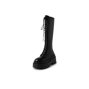 Five-nine Dan Seven Knee-high Boots 8cm Women's