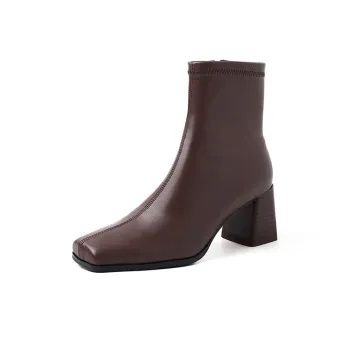 Echo&yolo Ankle Boots Women's Black/Brown