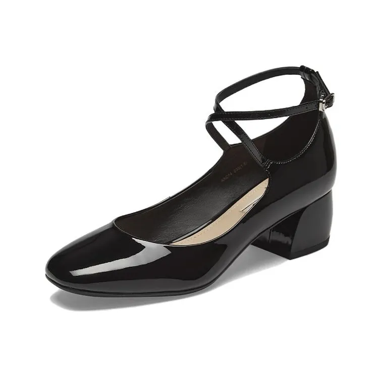 73Hours Love In The Maze Female Lead Chunky Heel High Heels 4.5cm Women's-6
