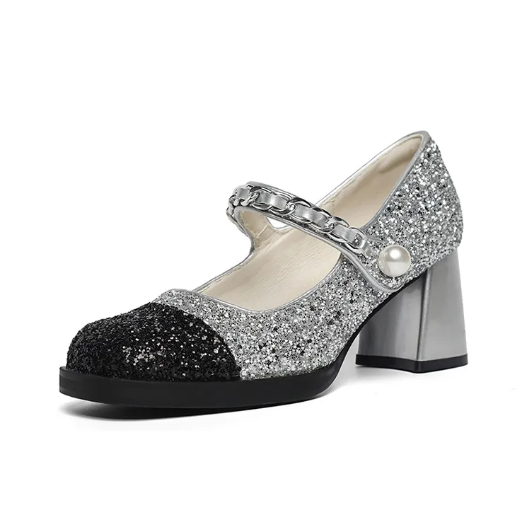 KATHRYN WILSON Chunky Heel High Heels 7cm Women's-5