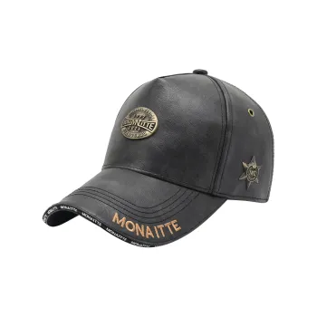 MONAITTE || PU Baseball Caps Unisex