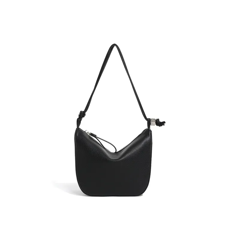 Vigno Synthetic Leather Shoulder Bag Regular Women's Elephant Gray/Black/Ecru/Brown-6