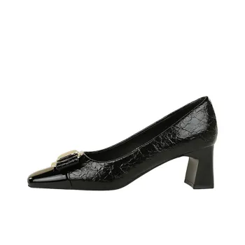 QITUMAUL Chunky Heel High Heels Women's