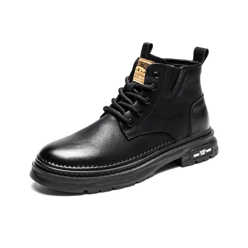 XIMO BULL Martin Boots Men Black/Brown-1