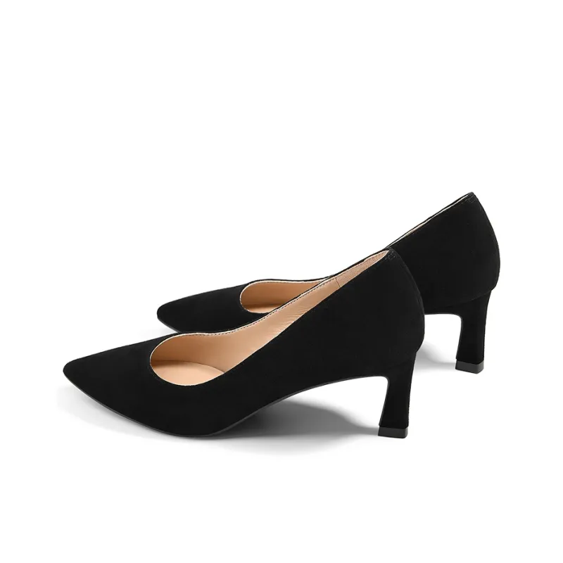 CAMEIDO High Heels Women's Black-3