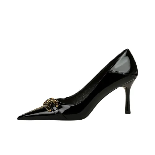 QITUMAUL Slim Heel High Heels Women's
