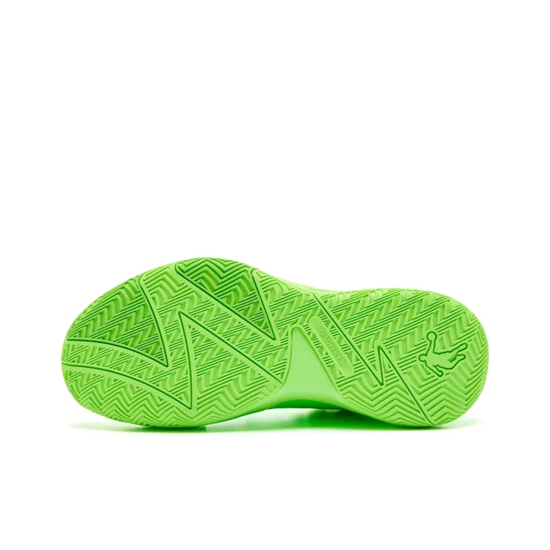 QIAODAN Poison Fang TEAM Cushioning Coverage, Rebound, Breathable, Slip Resistant Low Top Basketball Shoes Men's Green-4