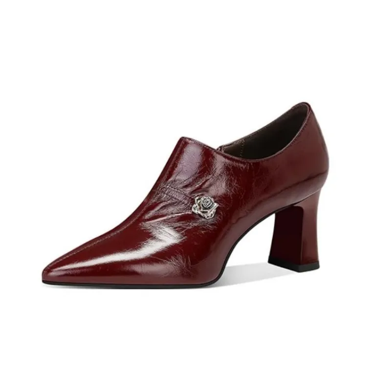 JESSICA SOPHIA Chunky Heel High Heels 6cm Women's-2