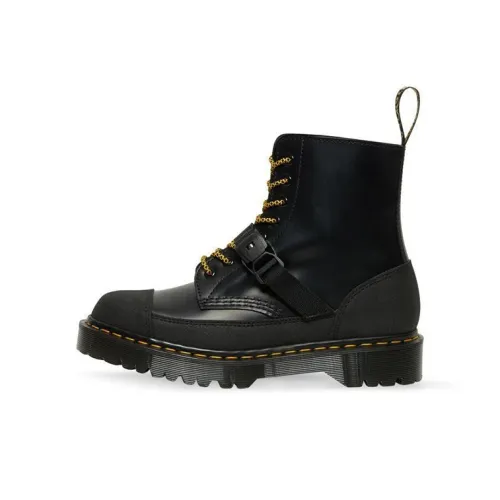 Dr.Martens 1460 Bex Tech Made In England Leather Lace Up Boots 'Black'