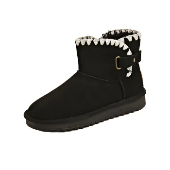 Little Red Man Warm And Wear Resistant Short Snow Boots Women's