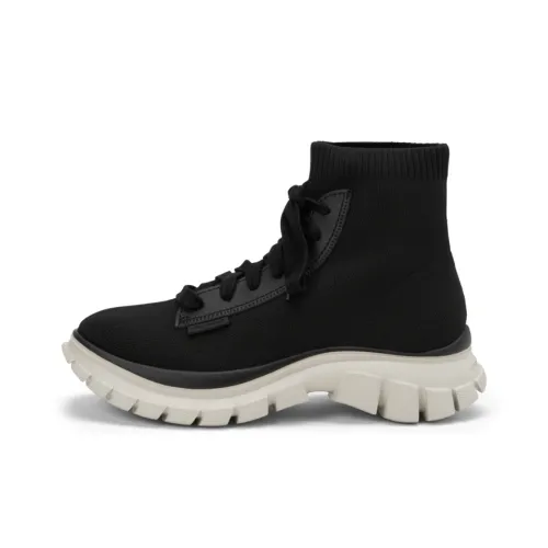 CHARLES&KEITH Platform Shoes Women's Black White