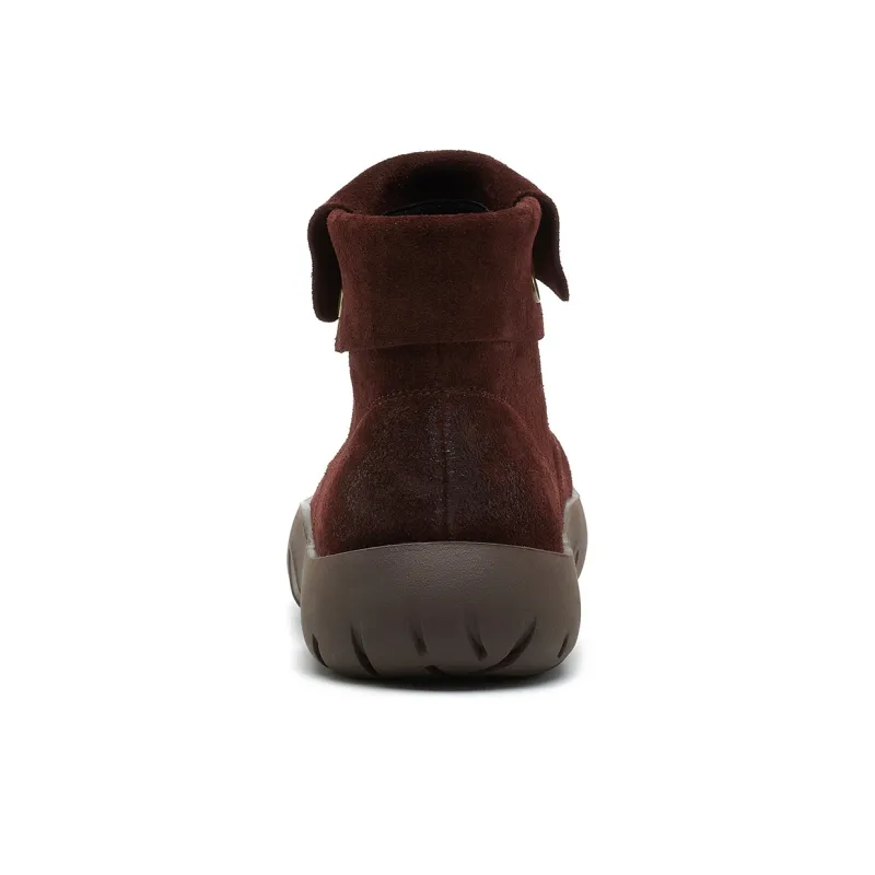 OULISASI Ankle Boots Women's Ecru/Khaki/Apricot/Purple/Army Green/Burgundy-28