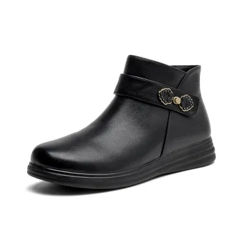AOKANG Ankle Boots 3cm Women's Black