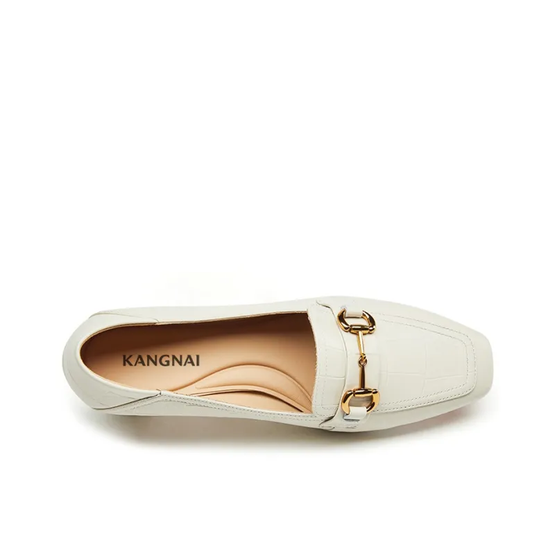 KANGNAI High Heels Women's Ecru-2