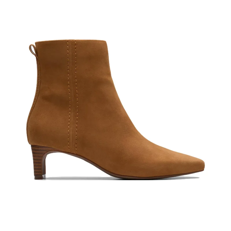 Clarks Edina Up Ankle Boots Women's Brown-1