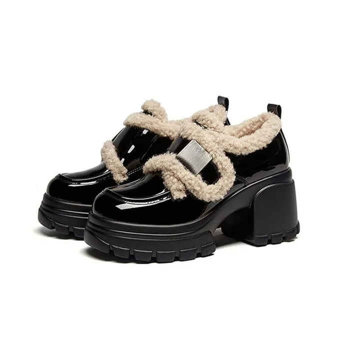 DAPHNE Chunky Heel High Heels Women's-1