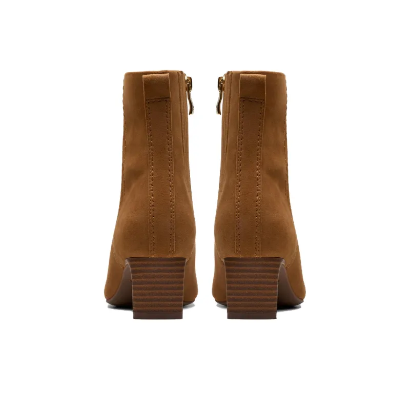 Clarks Edina Up Ankle Boots Women's Brown-5