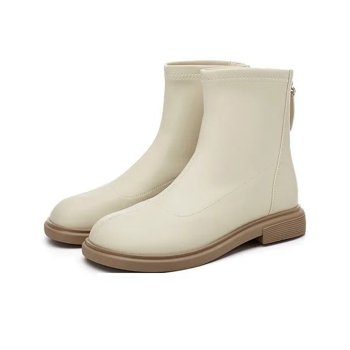 DAPHNE Ankle Boots Women's Black/White-9