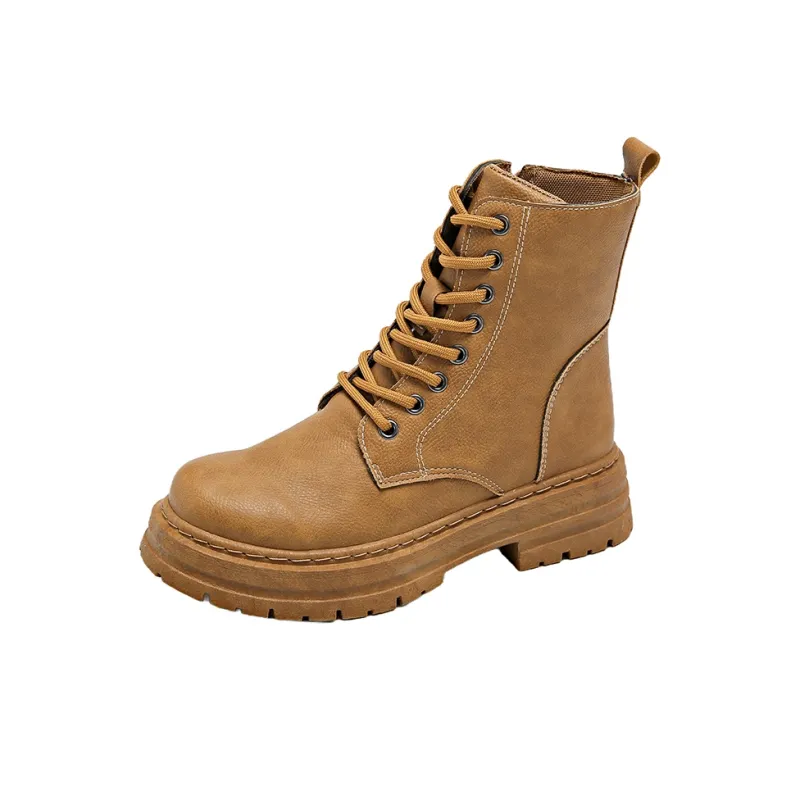 EASTERN CAMEL Short Martin Boot Women's-0