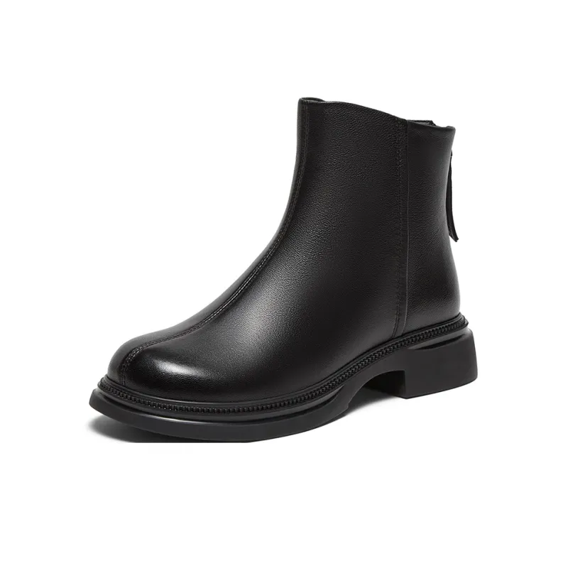 BASTO Ankle Boots Women's Solid Color-1
